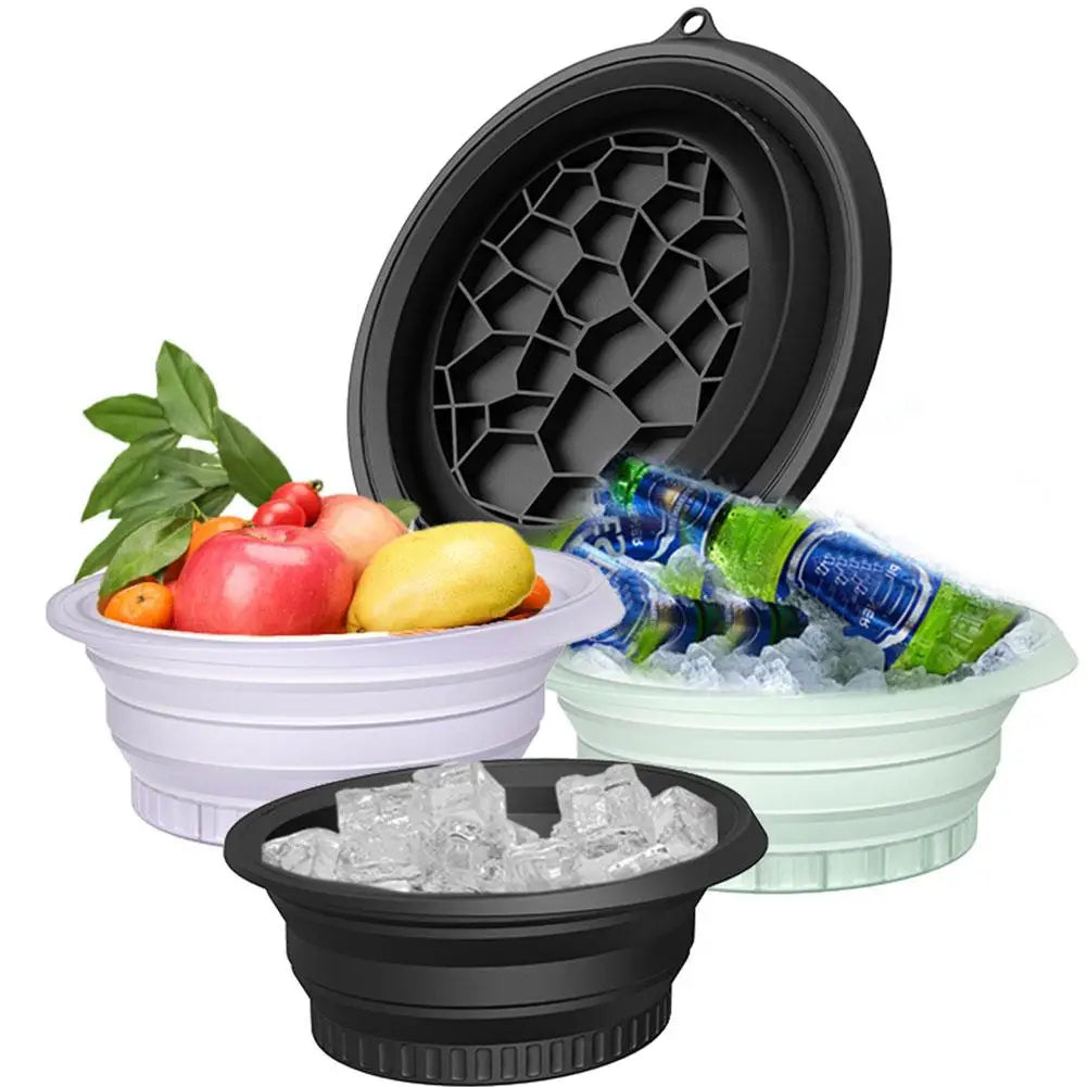 Face Ice Bath Bowl for Facials Plunge Dipping Face Folding Washbasin Ice Facials Washbasin Facials Skin Cares Tool Ice Bowl Q0U6